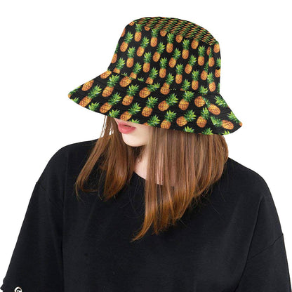 Pineapple Cute Print Design Pattern Unisex Bucket Hat