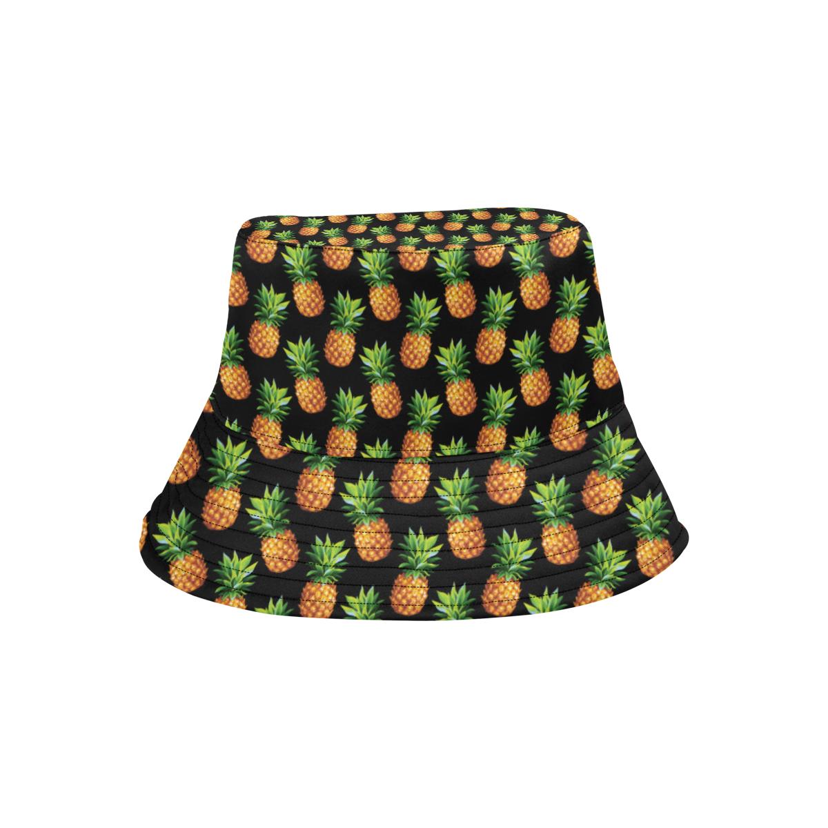 Pineapple Cute Print Design Pattern Unisex Bucket Hat