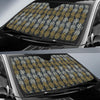 Pineapple Print Design Pattern Car Sun Shade For Windshield