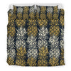 Pineapple Print Design Pattern Duvet Cover Bedding Set