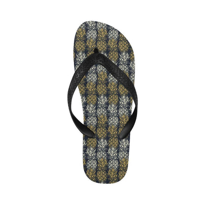 Pineapple Print Design Pattern Flip Flops-JTAMIGO.COM