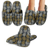 Pineapple Print Design Pattern House Slippers