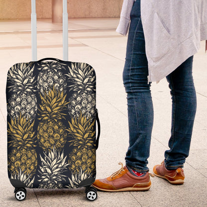 Pineapple Print Design Pattern Luggage Cover Protector