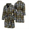 Pineapple Print Design Pattern Men Bath Robe-JTAMIGO.COM