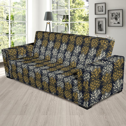 Pineapple Print Design Pattern Sofa Slipcover-JTAMIGO.COM