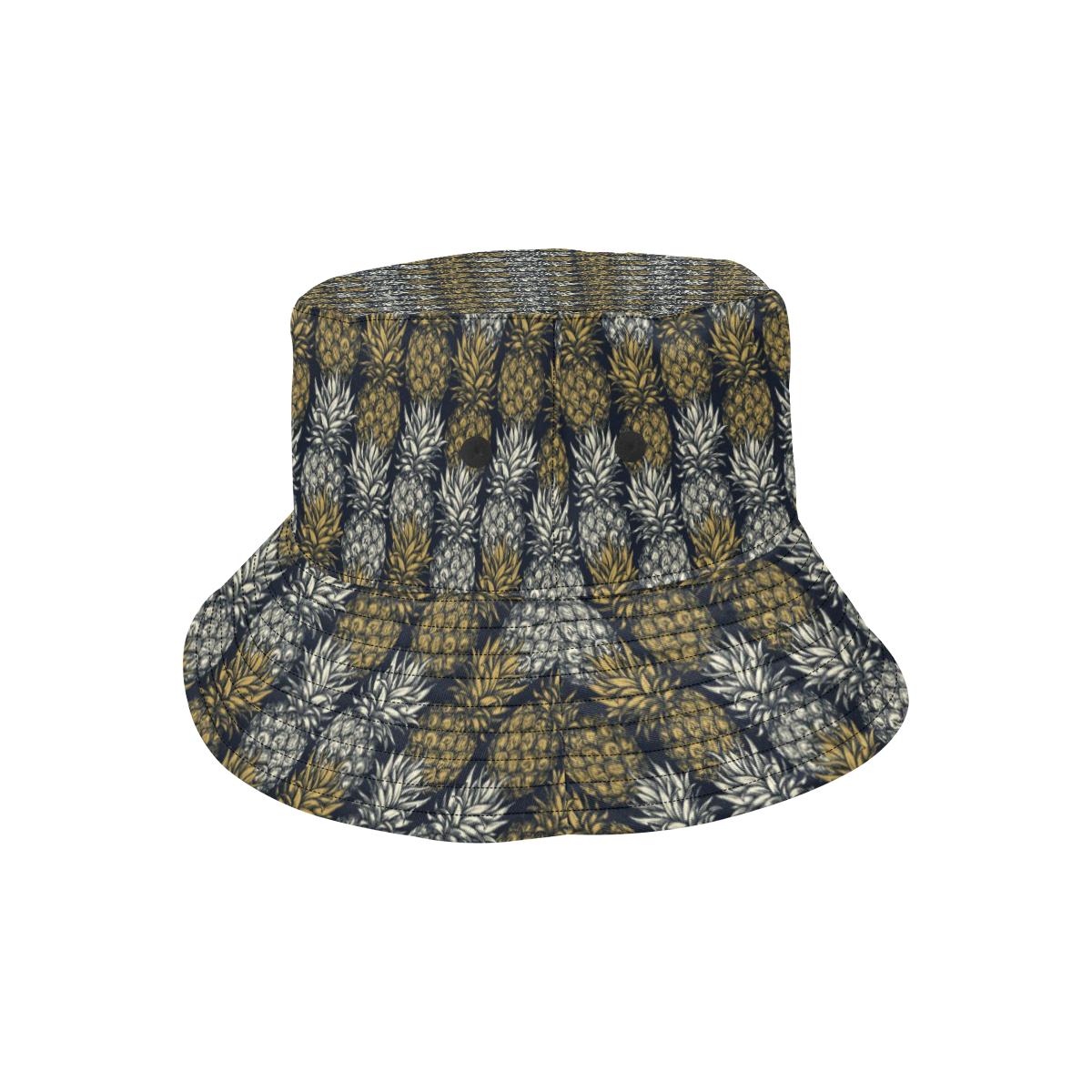 Pineapple Print Design Pattern Unisex Bucket Hat