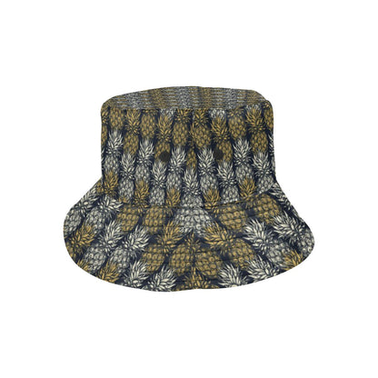 Pineapple Print Design Pattern Unisex Bucket Hat