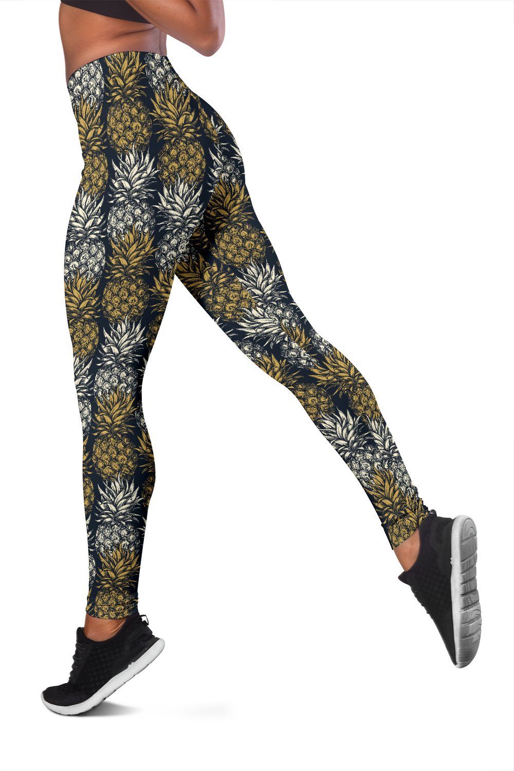Pineapple Print Design Pattern Women Leggings