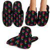 Pineapple Rainbow Dot Print House Slippers