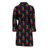 Pineapple Rainbow Dot Print Men Bath Robe-JTAMIGO.COM