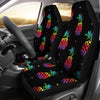 Pineapple Rainbow Dot Print Universal Fit Car Seat Covers