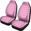 Pink Argyle Print Universal Fit Car Seat Covers