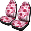 Pink Red Rose Pattern Print Universal Fit Car Seat Covers