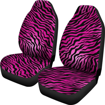 Pink Zebra Universal Fit Car Seat Covers-JTAMIGO.COM