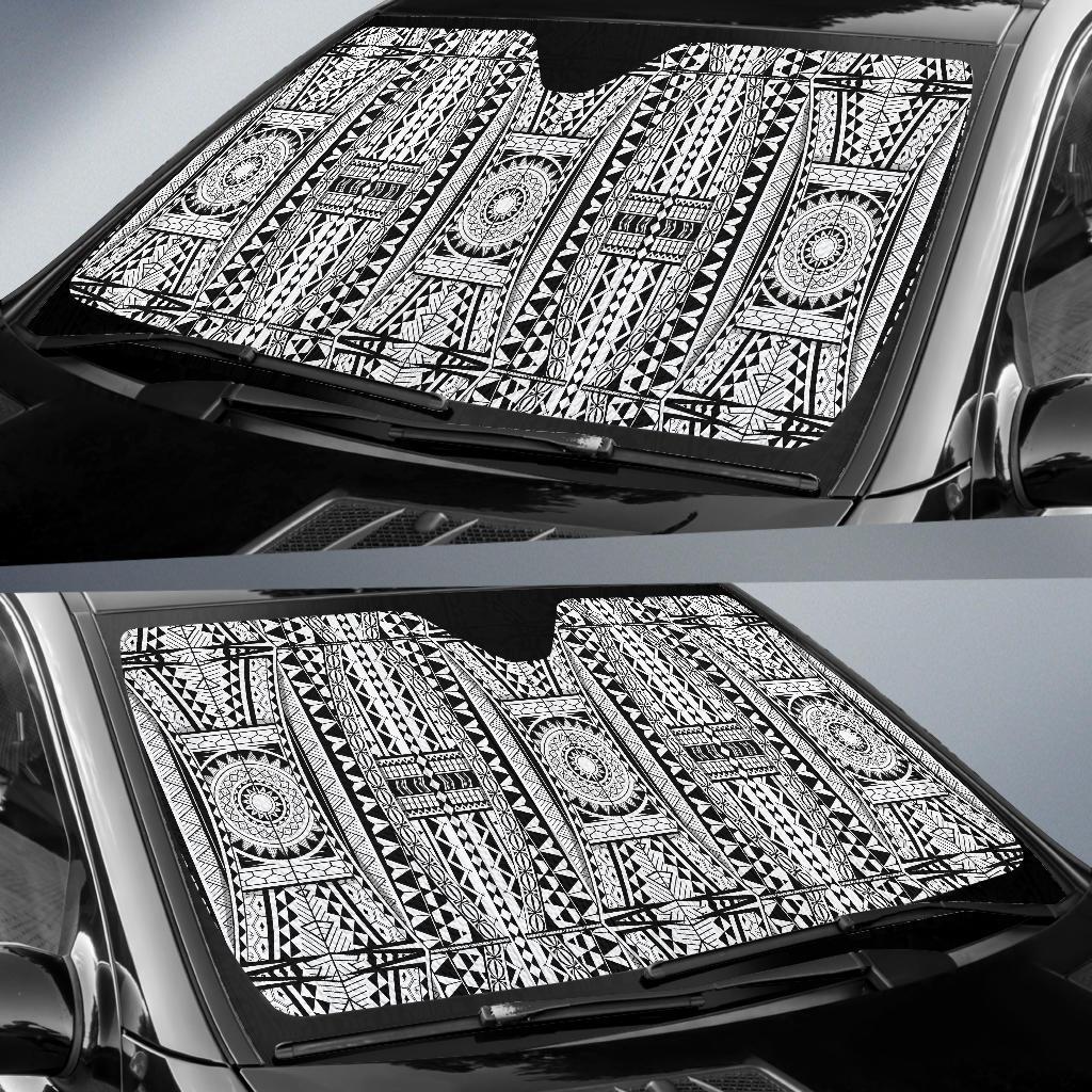Polynesian Tattoo Design Car Sun Shade For Windshield