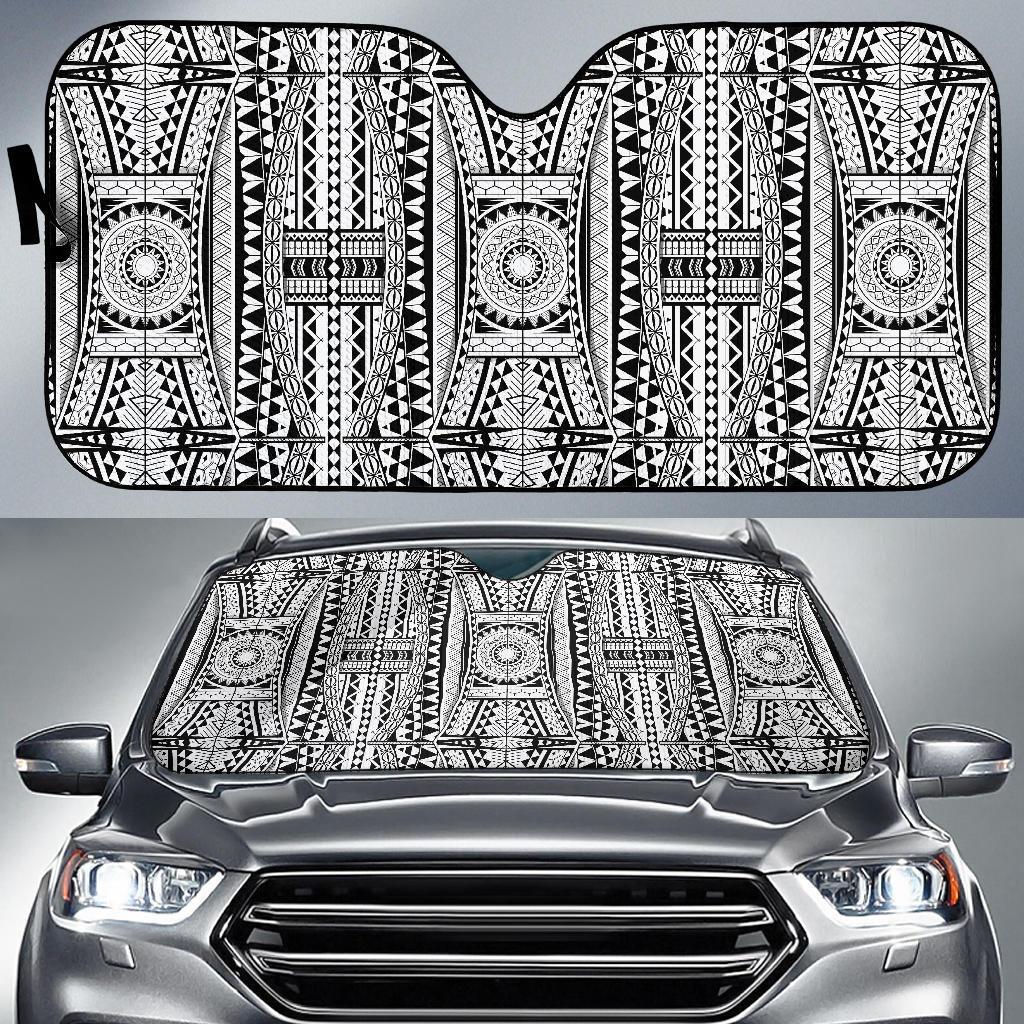 Polynesian Tattoo Design Car Sun Shade For Windshield
