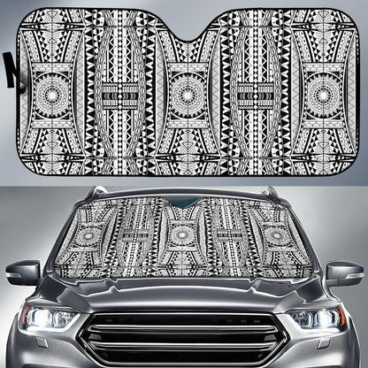 Polynesian Tattoo Design Car Sun Shade For Windshield