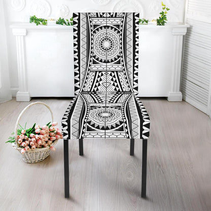 Polynesian Tattoo Design Dining Chair Slipcover-JTAMIGO.COM