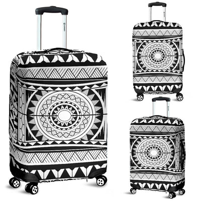 Polynesian Tattoo Design Luggage Cover Protector