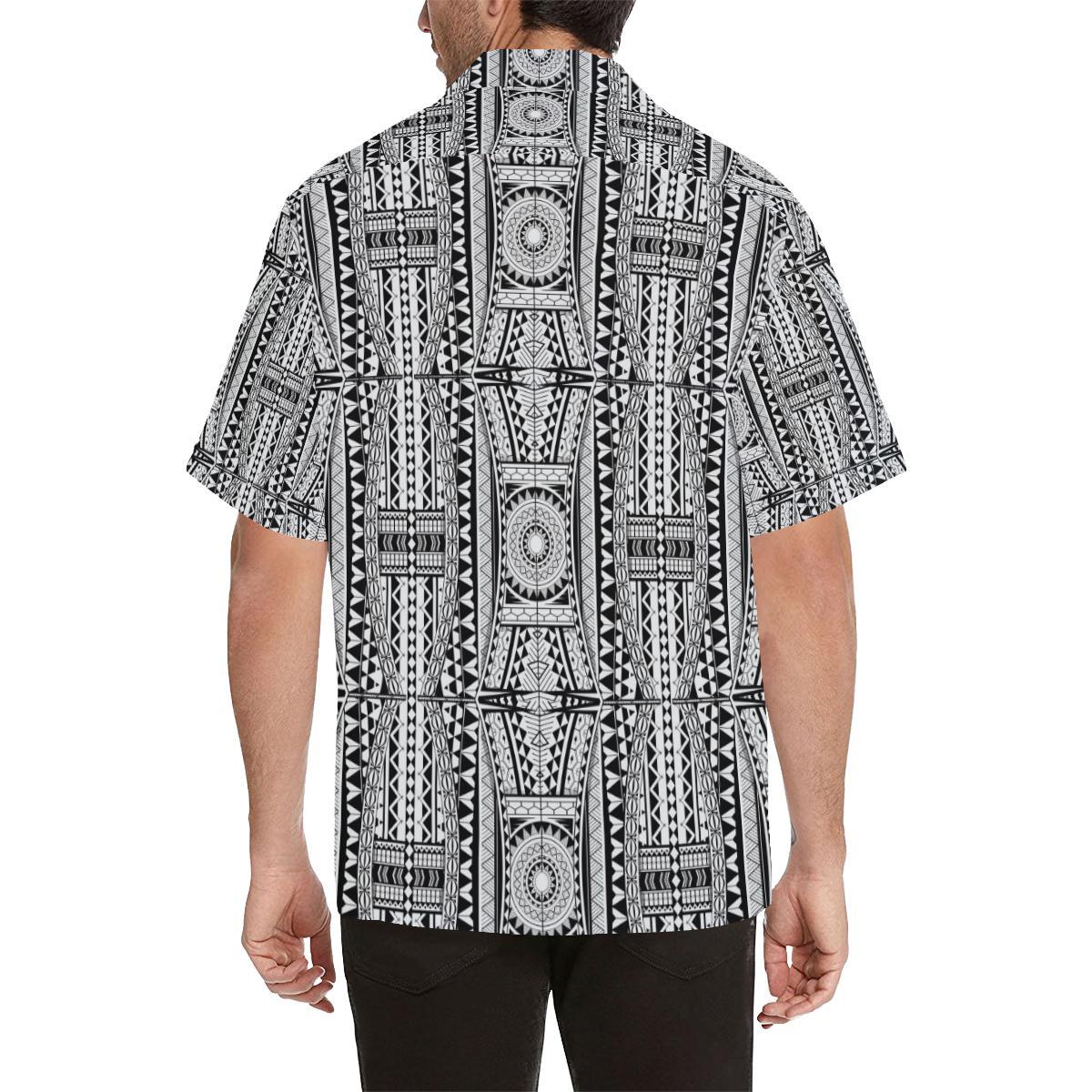 Polynesian Tattoo Design Men Aloha Hawaiian Shirt