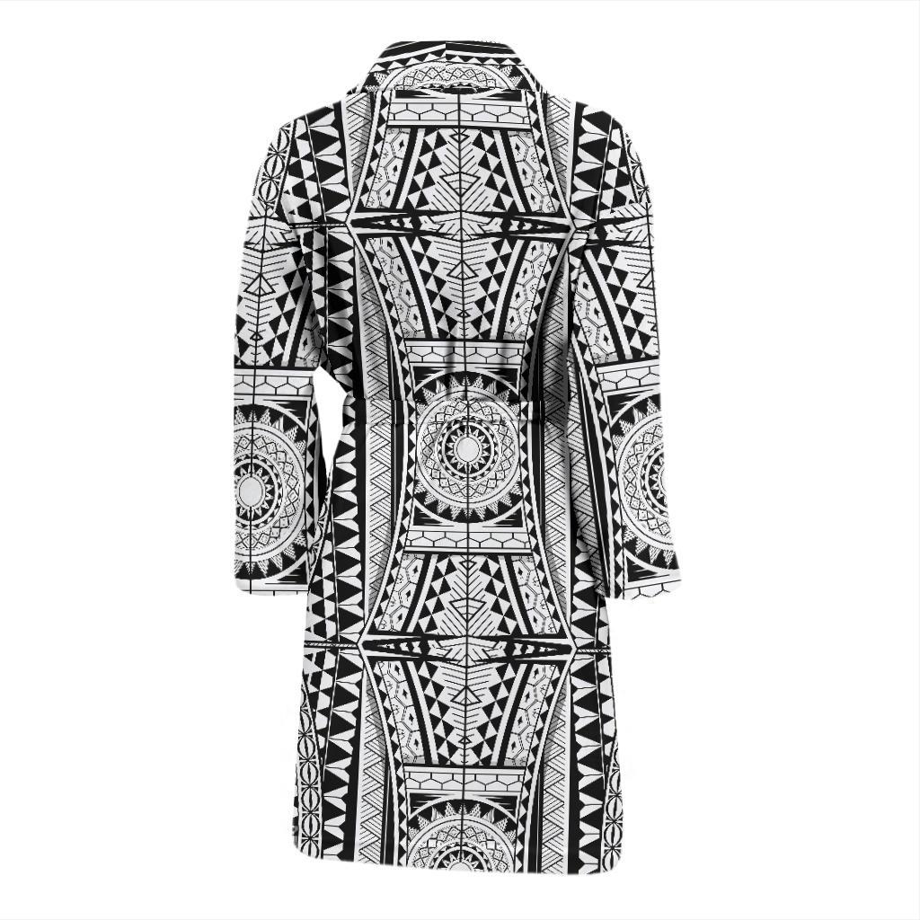 Polynesian Tattoo Design Men Bath Robe-JTAMIGO.COM