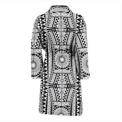 Polynesian Tattoo Design Men Bath Robe-JTAMIGO.COM