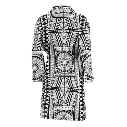 Polynesian Tattoo Design Men Bath Robe-JTAMIGO.COM