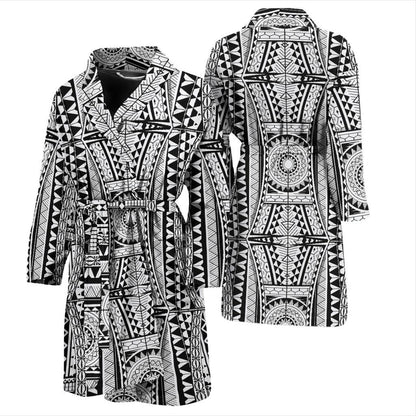 Polynesian Tattoo Design Men Bath Robe-JTAMIGO.COM