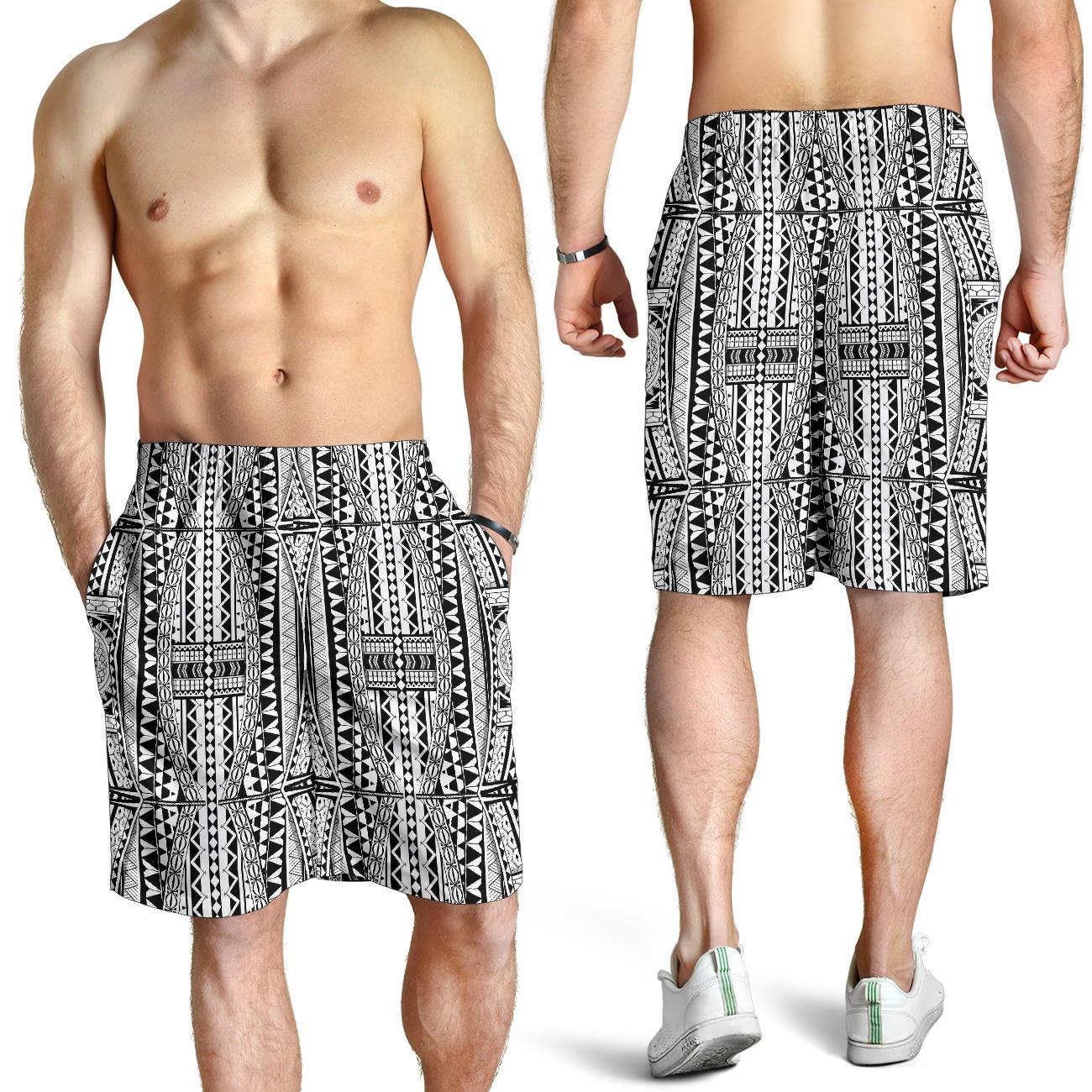Polynesian Tattoo Design Mens Shorts-JTAMIGO.COM