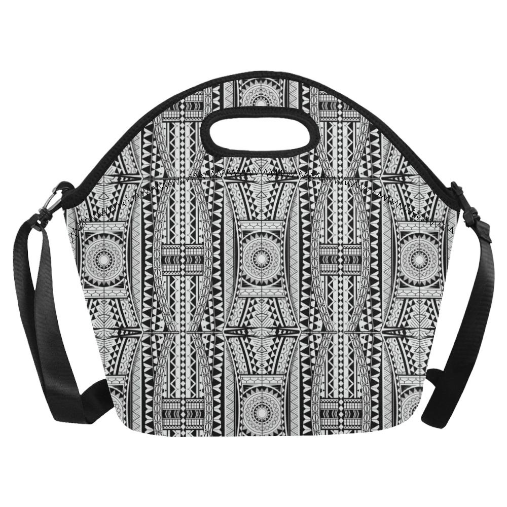 Polynesian Tattoo Design Neoprene Lunch Bag (Model 1669)(Large)-JTAMIGO.COM