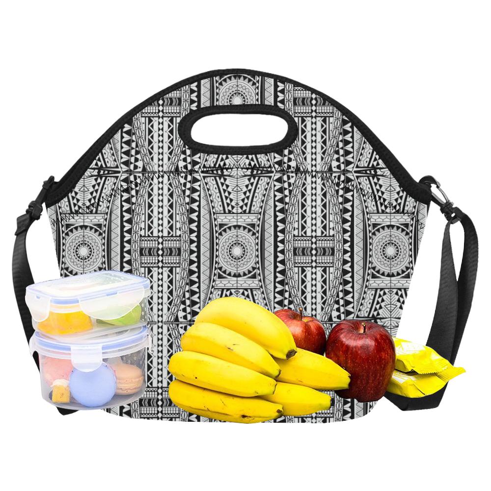 Polynesian Tattoo Design Neoprene Lunch Bag (Model 1669)(Large)-JTAMIGO.COM