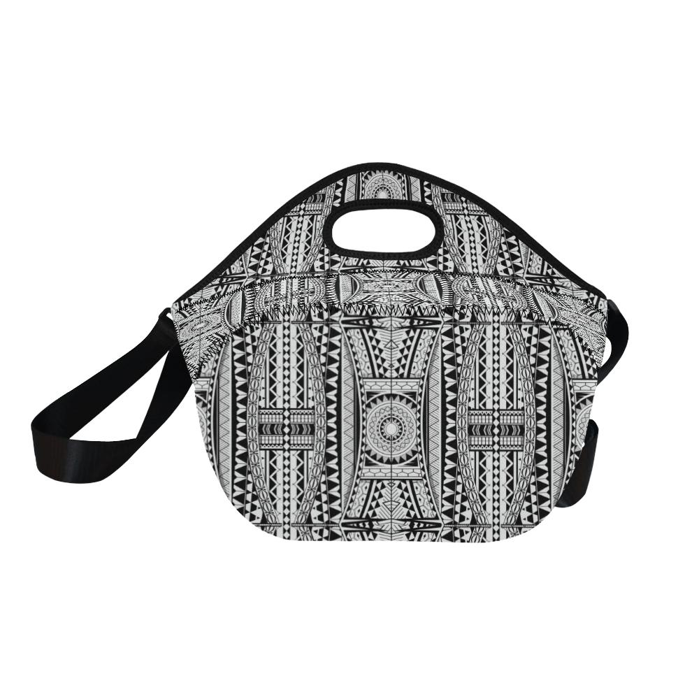 Polynesian Tattoo Design Neoprene Lunch Bag (Model 1669)(Large)-JTAMIGO.COM
