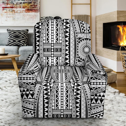 Polynesian Tattoo Design Single Sofa Slipcover -JTAMIGO.COM