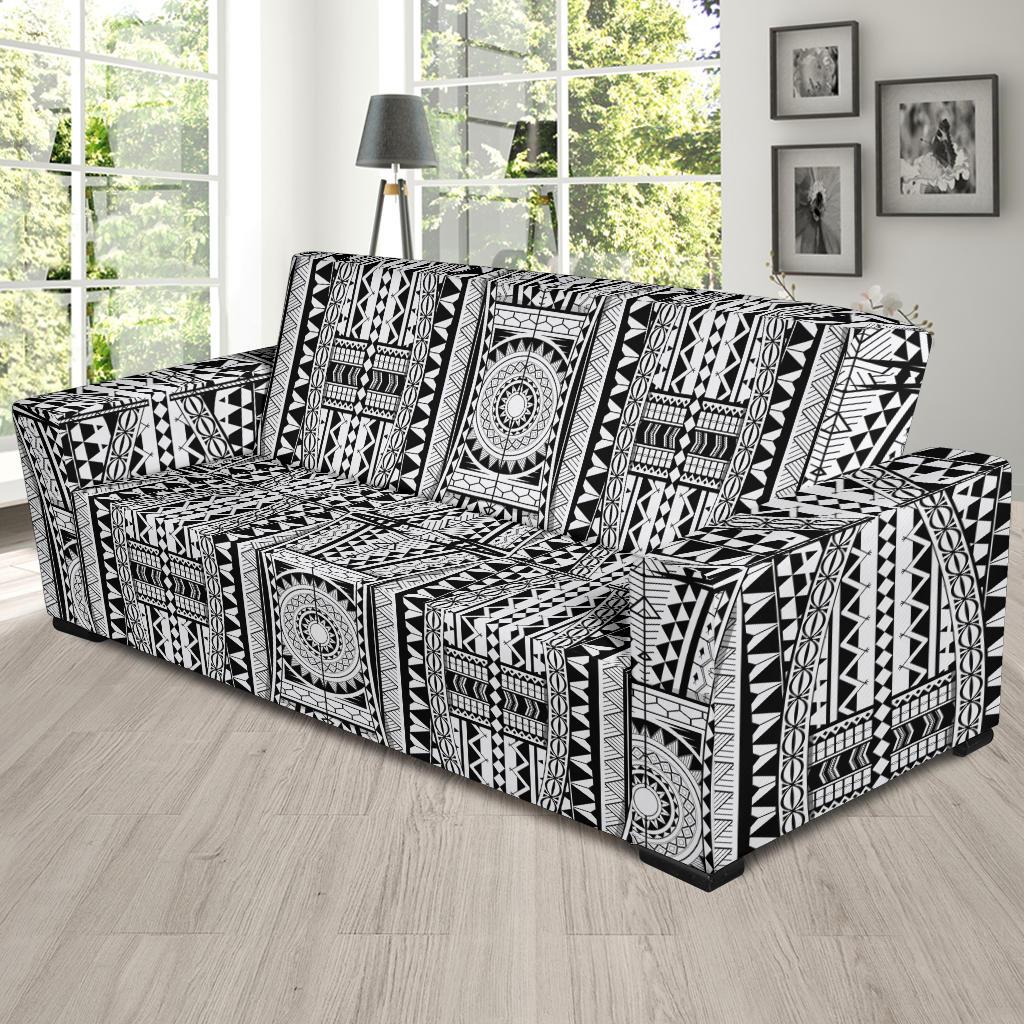 Polynesian Tattoo Design Sofa Slipcover-JTAMIGO.COM