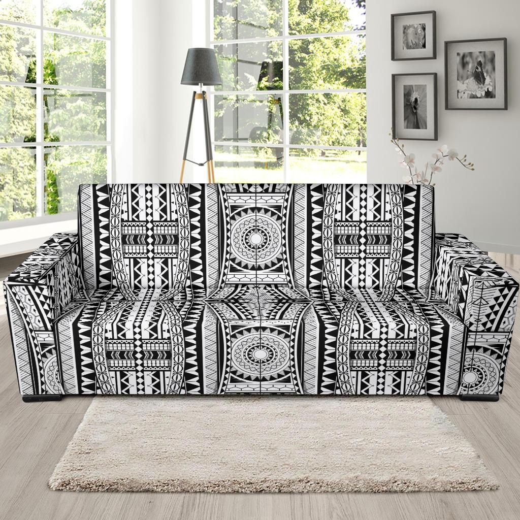 Polynesian Tattoo Design Sofa Slipcover-JTAMIGO.COM