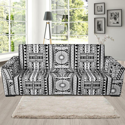 Polynesian Tattoo Design Sofa Slipcover-JTAMIGO.COM