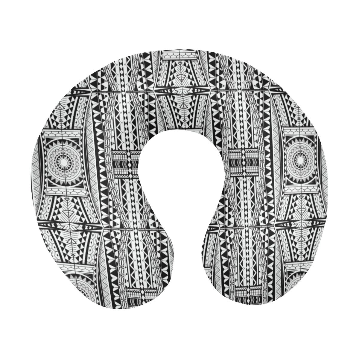 Polynesian Tattoo Design U-Shaped Travel Neck Pillow-JTAMIGO.COM