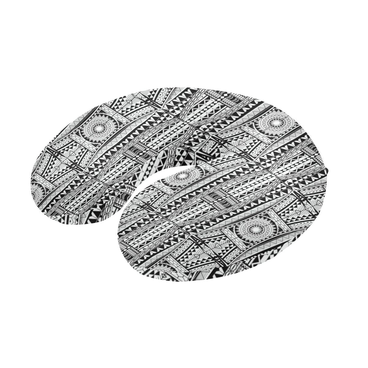 Polynesian Tattoo Design U-Shaped Travel Neck Pillow-JTAMIGO.COM