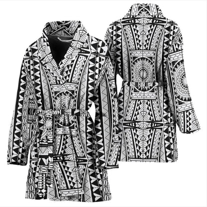 Polynesian Tattoo Design Women Bath Robe-JTAMIGO.COM