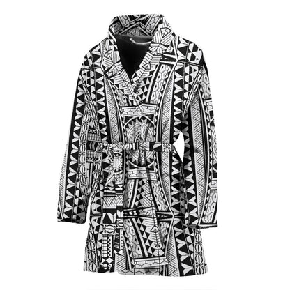Polynesian Tattoo Design Women Bath Robe-JTAMIGO.COM