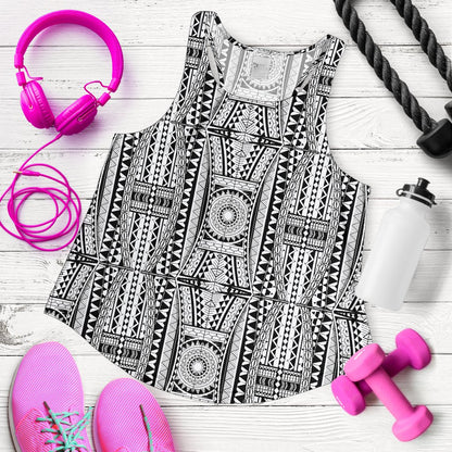 Polynesian Tattoo Design Women Racerback Tank Top