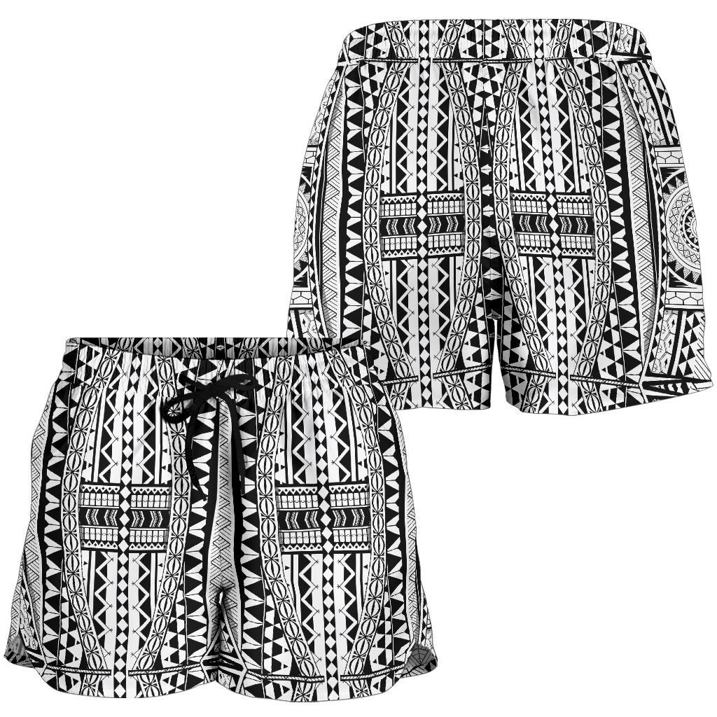 Polynesian Tattoo Design Women Shorts-JTAMIGO.COM