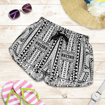 Polynesian Tattoo Design Women Shorts-JTAMIGO.COM