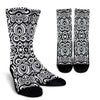 Polynesian Tattoo Pattern Crew Socks
