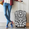 Polynesian Tattoo Pattern Luggage Cover Protector