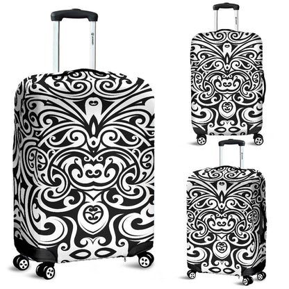 Polynesian Tattoo Pattern Luggage Cover Protector