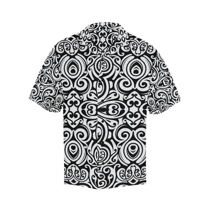 Polynesian Tattoo Pattern Men Aloha Hawaiian Shirt