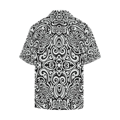 Polynesian Tattoo Pattern Men Aloha Hawaiian Shirt