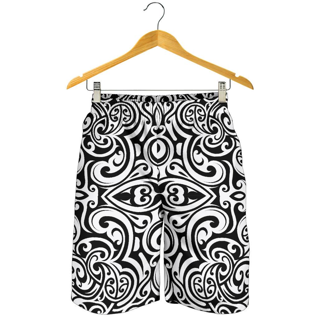 Polynesian Tattoo Pattern Mens Shorts-JTAMIGO.COM