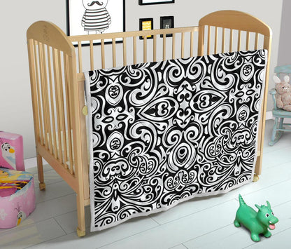 Polynesian Tattoo Pattern Premium Quilt-JTAMIGO.COM